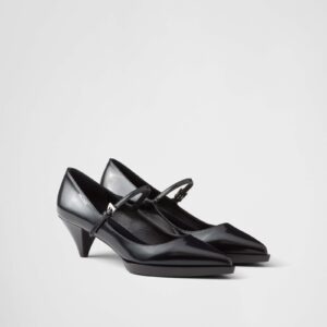 Prada Brushed Leather Pumps