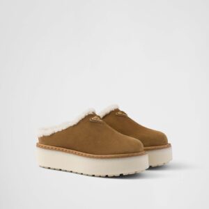 Prada Suede Mules