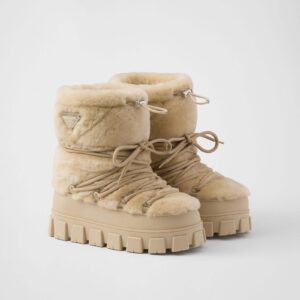 Prada Shearling Apr's Ski Booties