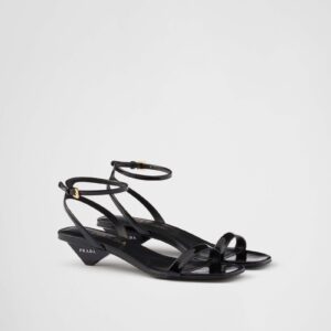 Prada Patent Leather Sandals
