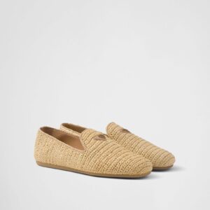 Prada Crochet Slip-On Shoes