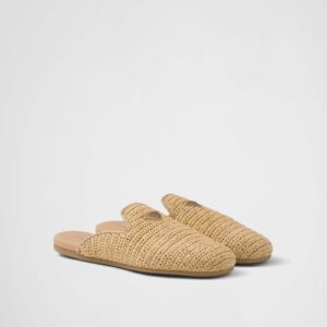 Prada Crochet Mules