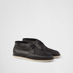 Prada Nappa Leather Chukka Boots