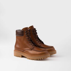 Prada Leather Work Boots