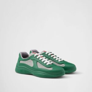 Prada America'S Cup Soft Rubber And Bike Fabric Sneakers
