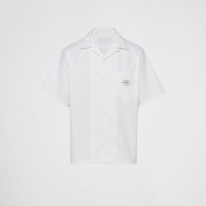 Prada Short-Sleeved Cotton Shirt