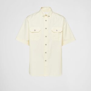Prada Short-Sleeved Cotton Shirt