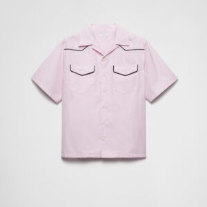 Prada Short-Sleeved Cotton Shirt