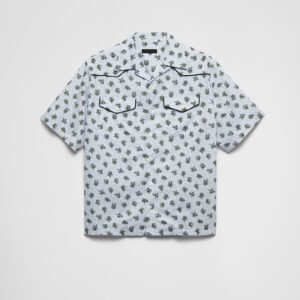 Prada Short-Sleeved Cotton Shirt
