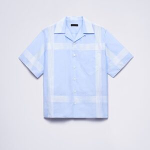 Prada Short-Sleeved Cotton Shirt