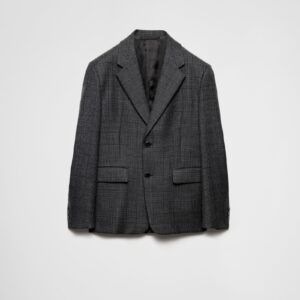 Prada Single-Breasted Wool Jacket