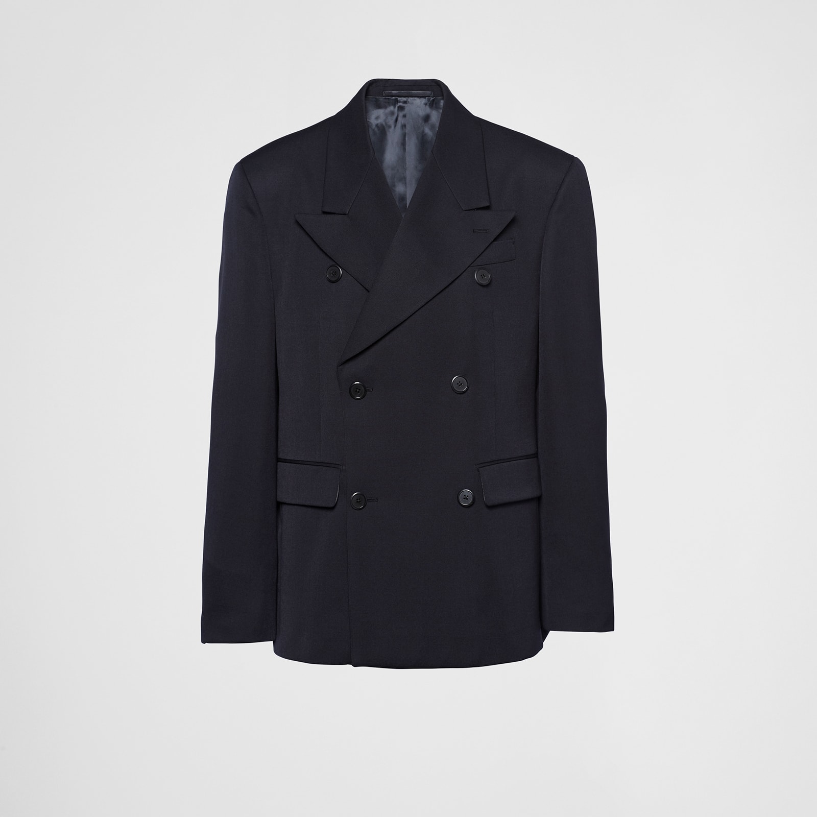 Prada Double-Breasted Wool Jacket