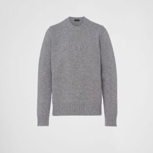 Prada Wool And Cashmere Crew-Neck Sweater