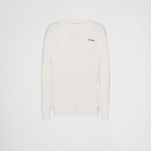 Prada V-Neck Cashmere Sweater