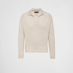 Prada Cashmere Polo Shirt