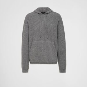 Prada Cashmere Knit Hoodie