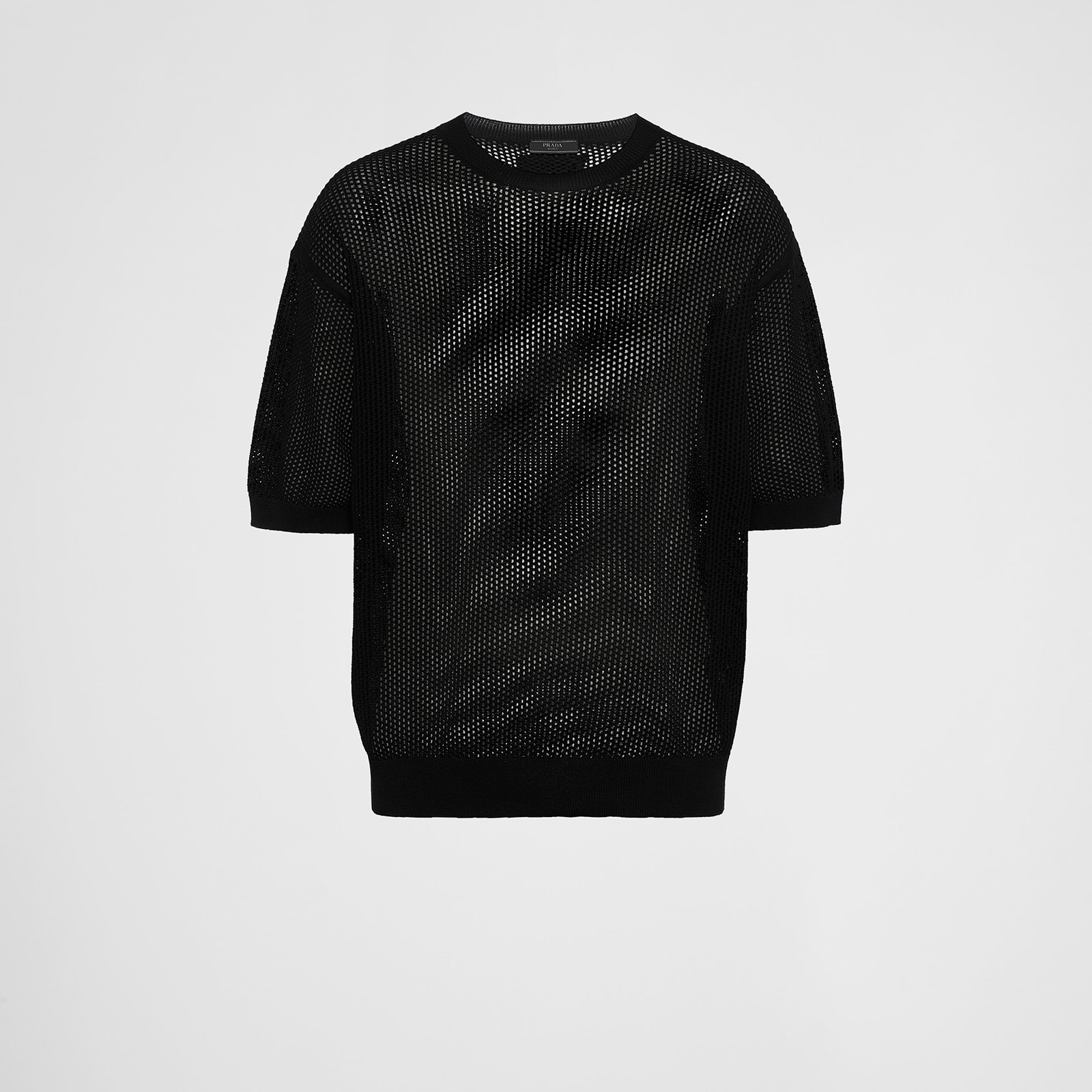 Prada Silk And Cotton Crew-Neck Sweater