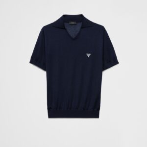 Prada Cashmere Polo Shirt