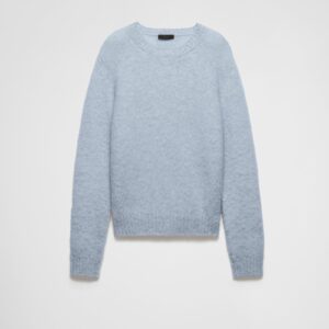 Prada Shetland Wool Crew-Neck Sweater