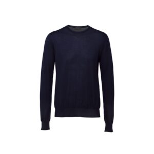 Prada Soft Cashmere Crew-Neck Sweater