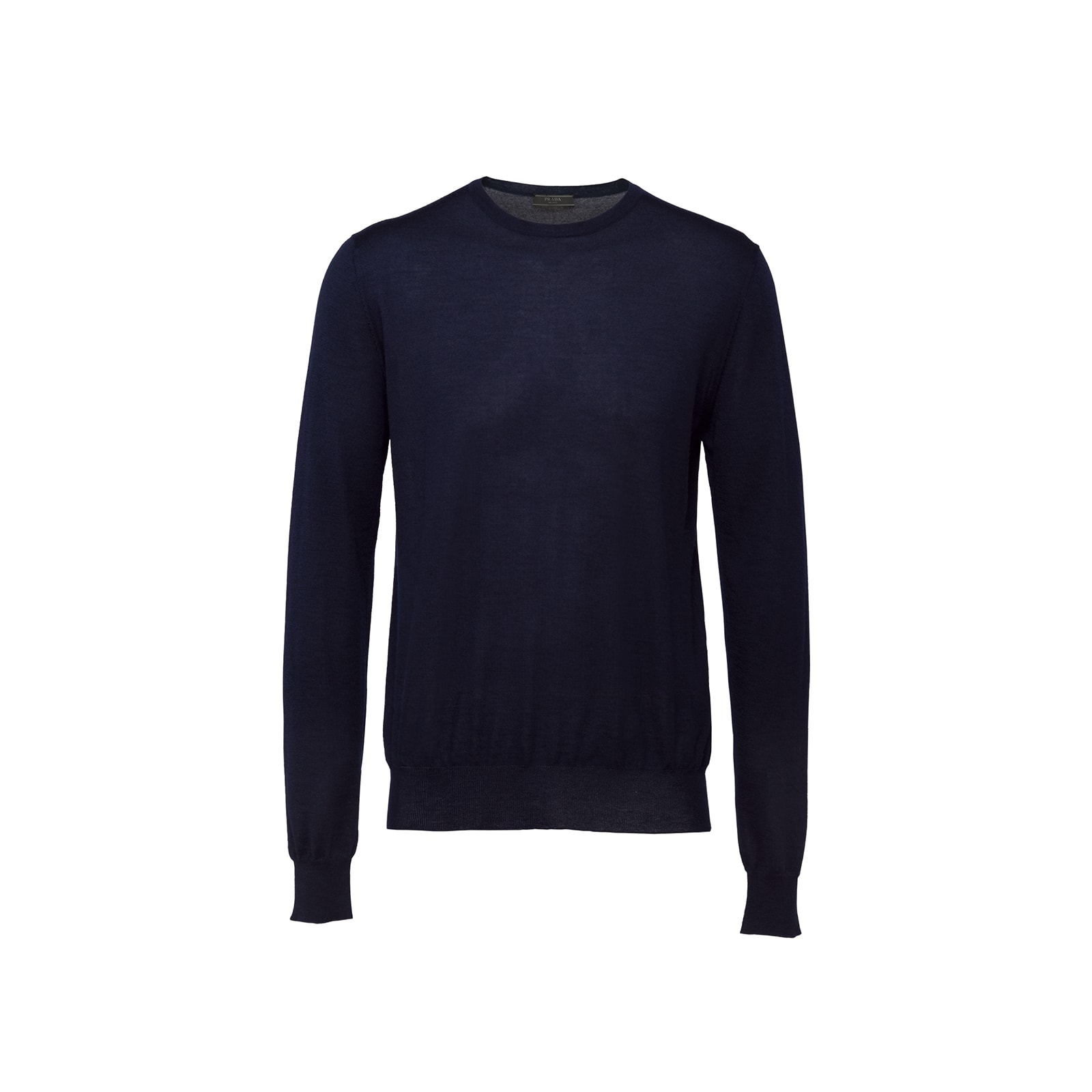 Prada Soft Cashmere Crew-Neck Sweater
