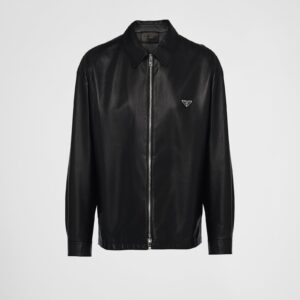 Prada Nappa Leather Blouson Jacket