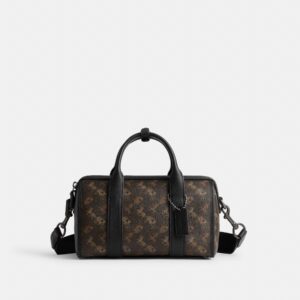 Replica Designer Bag Coach Bag Gotham Duffle 24 With Horse And Carriage Print