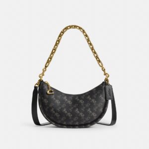 Replica Designer Bag Coach Bag Mira Shoulder Bag With Horse And Carriage Print