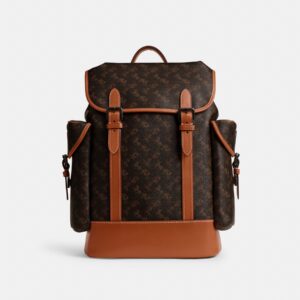 Replica Designer Bag Coach Bag Hitch Backpack With Horse And Carriage Print