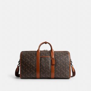 Replica Designer Bag Coach Bag Gotham Duffle Bag 45 With Horse And Carriage Print