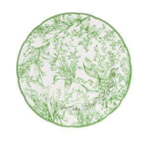 DIOR Decorative Plate Lily of the Valley Green