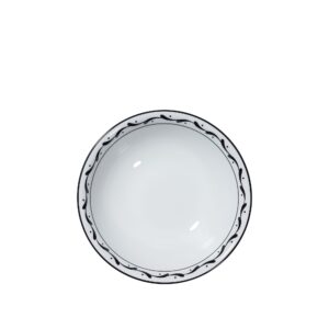 DIOR Cereal Bowl White and Black Monsieur Dior