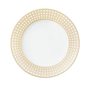 DIOR Dinner Plate Gold-Tone Cannage Montaigne