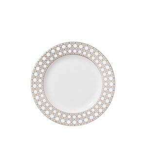 DIOR Side Plate White and Beige Cannage Montaigne