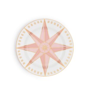DIOR Dessert Plate Rose Quartz Wind Rose