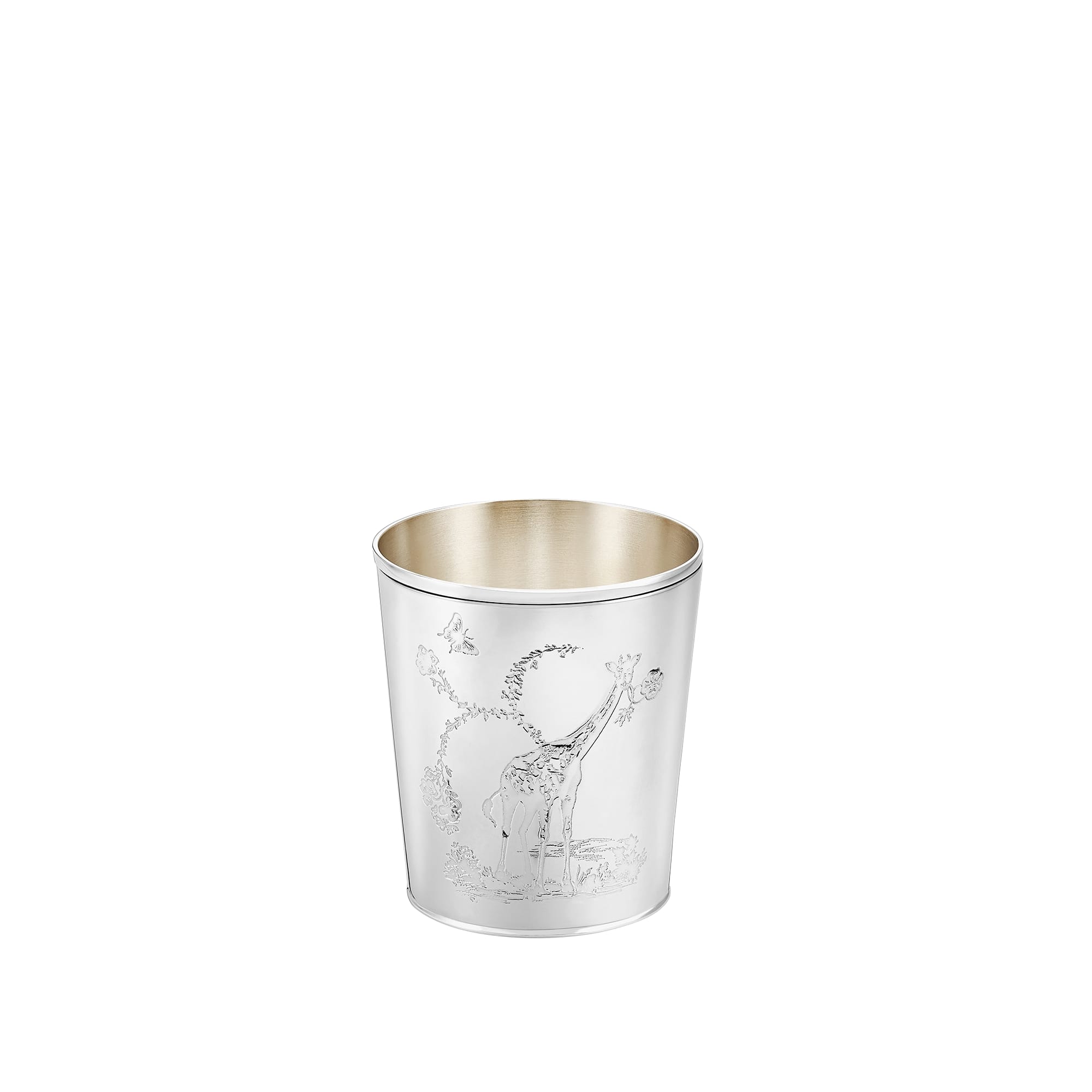 DIOR Tumbler Silver-Finish Metal Toile de Jouy Kids