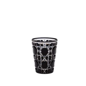 DIOR Water Glass Cannage Black