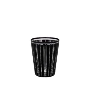 DIOR Water Glass Stripes Black