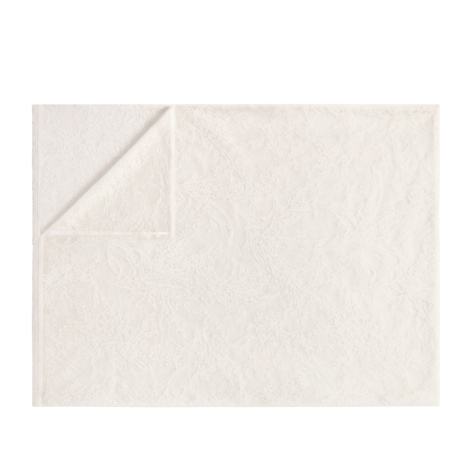 DIOR Rectangular Lace Tablecloth Lily of the Valley White