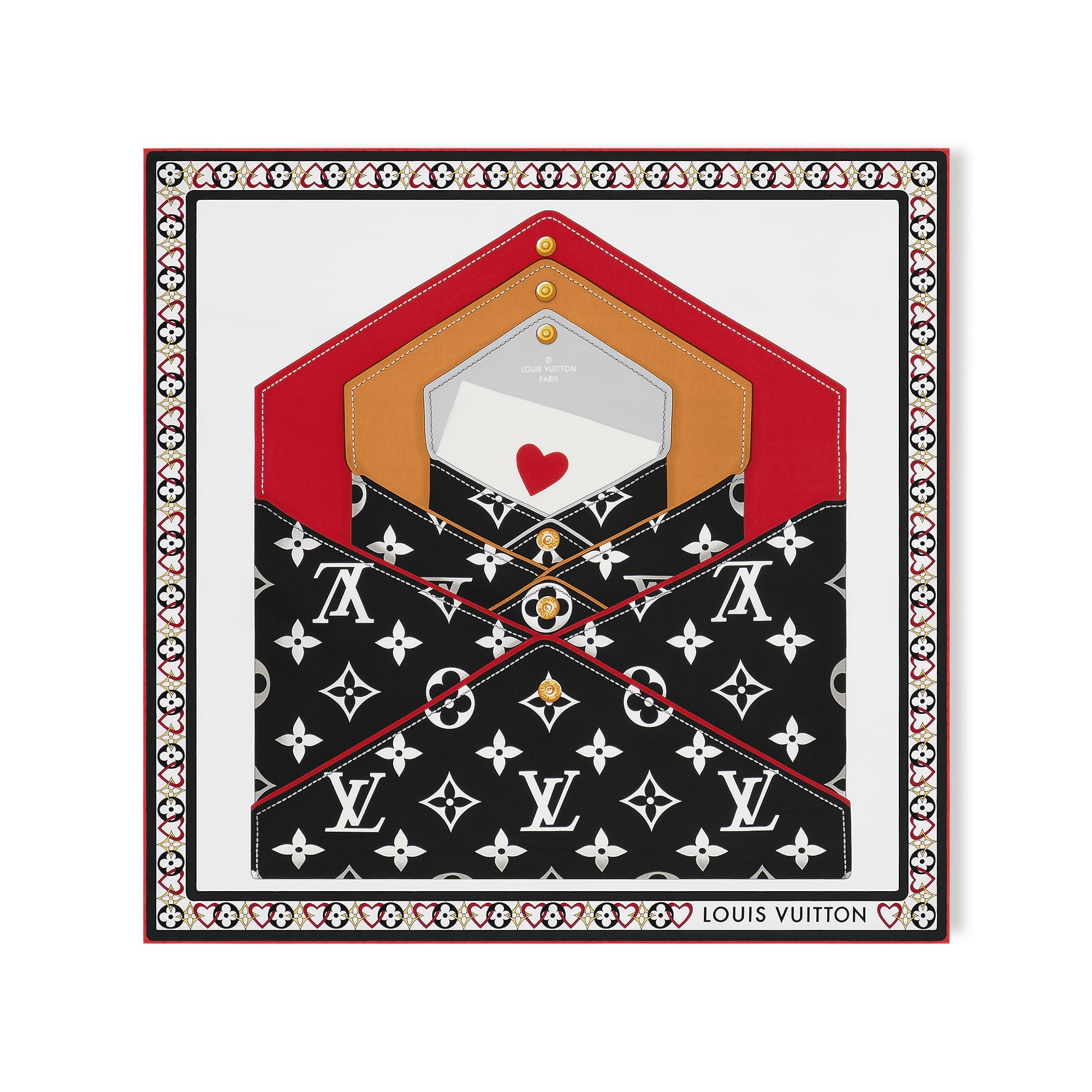 Louis Vuitton Silk Squares My True LV Square 70