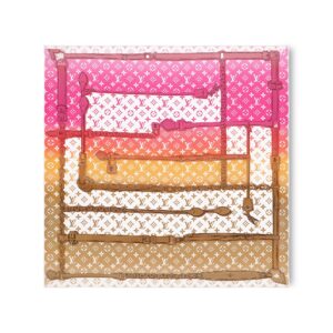 Louis Vuitton Silk Squares Rising Confidential Square 70