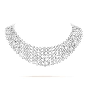 Van Cleef & Arpels Palmyre Necklace 18K White Gold Diamond