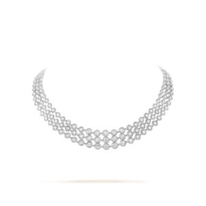 Van Cleef & Arpels Palmyre Necklace 18K White Gold Diamond