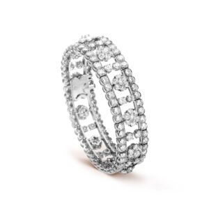 Van Cleef & Arpels Snowflake Bracelet 18K White Gold Diamond