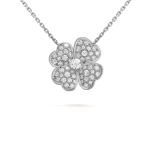 Cosmos medium model clip van cleef necklace replica pendant VCARO64900