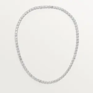 Essential Lines necklace 950 platinum set with 84 Cartier H7000355