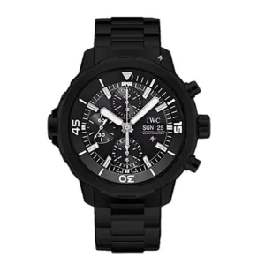 Fake IWC Replica Watch Aquatimer Limited Edition Black DLCPVD Blaken0389