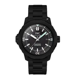Fake IWC Replica Watch Aquatimer Limited Edition Black DLCPVD Blaken0390