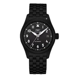 Fake IWC Replica Watch Pilots Limited Edition Black DLCPVD Blaken0405