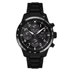 Fake IWC Replica Watch Pilots Limited Edition Black DLCPVD Blaken0407
